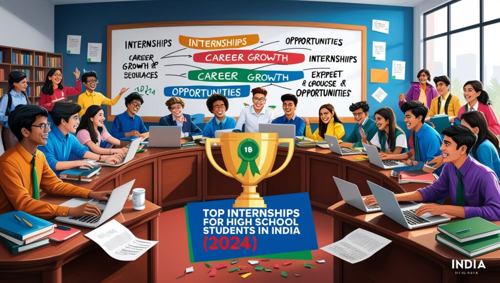Top 6 Internships for High School Students in India Top Internships for High School Students