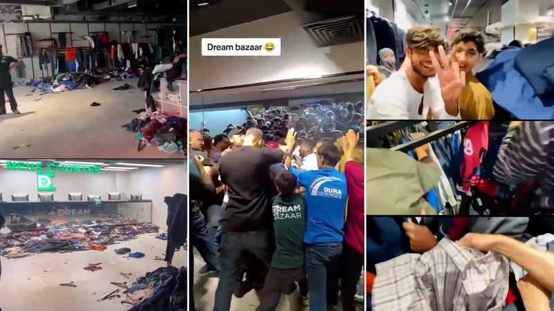 Dream Bazaar Mall looted on Opening Day