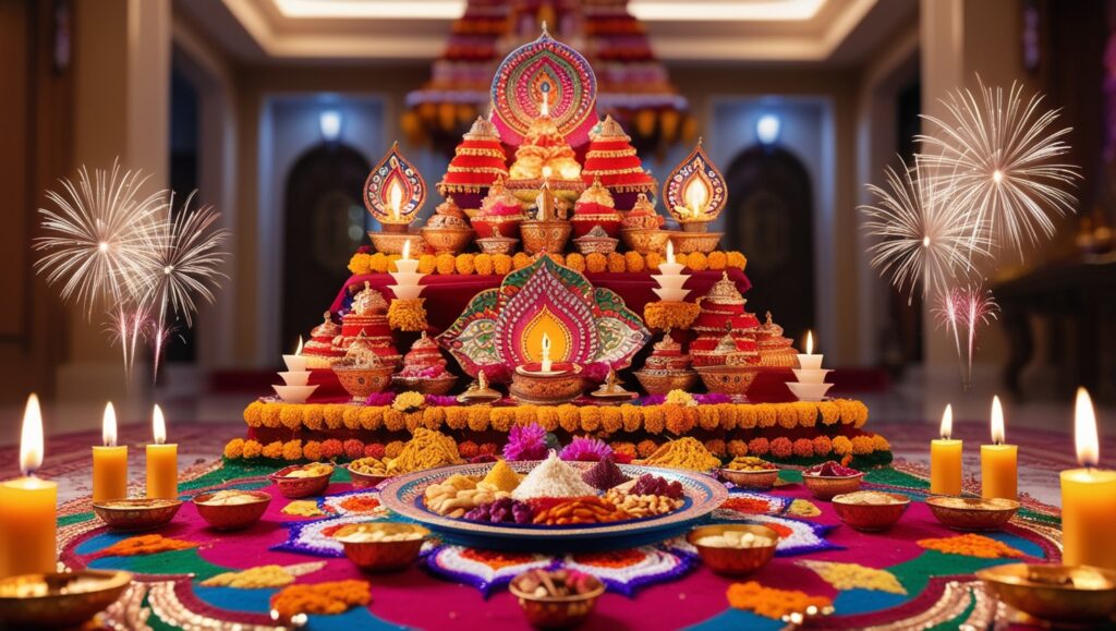 image showcase the Importance, history and traditions of Diwali