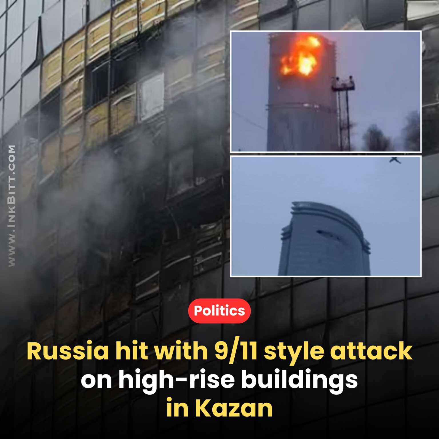 Drone Strikes in Kazan Evoke Sentiments of 9/11: Explosions, Fires, and Mass Evacuations