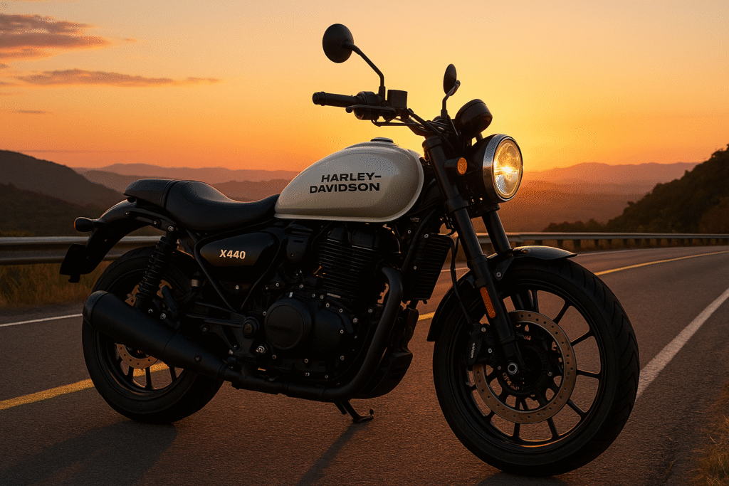 Meet the Harley-Davidson X440: The Ultimate Desi Roadster Harley-Davidson X440 roadster cruising at sunset